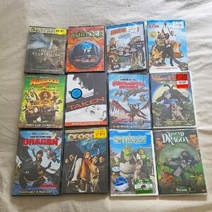 DVD lot Of 12 new sealed, Brand New Dvds, Variety Of Types